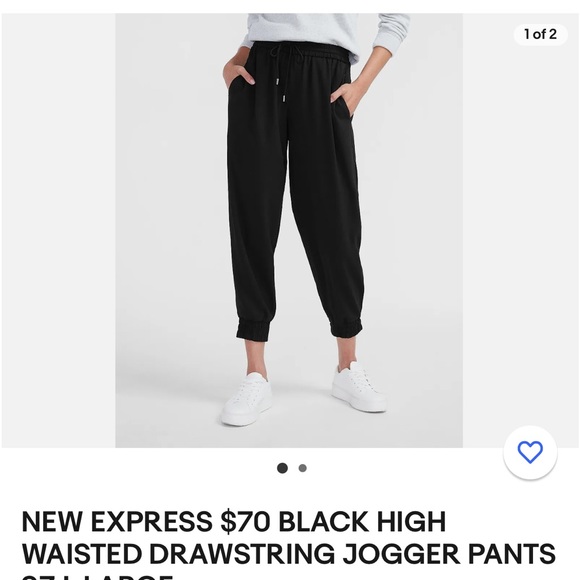 EXPRESS Ankle High Rise Joggers Size Small - Picture 7 of 9